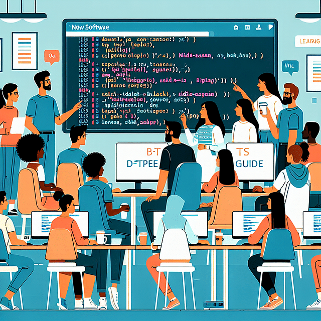 team training session on new software