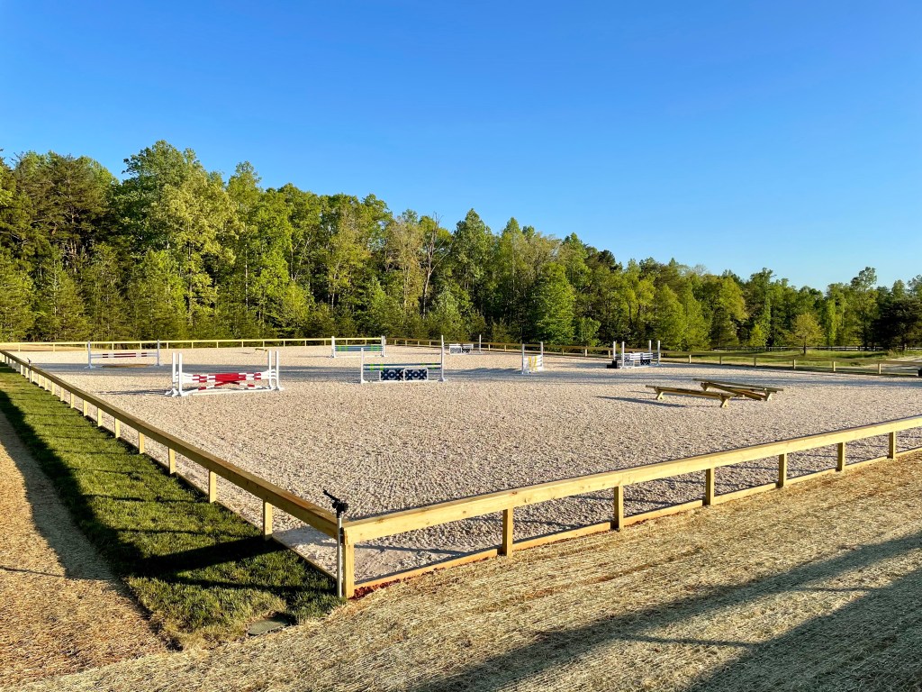 covered riding arena renovation