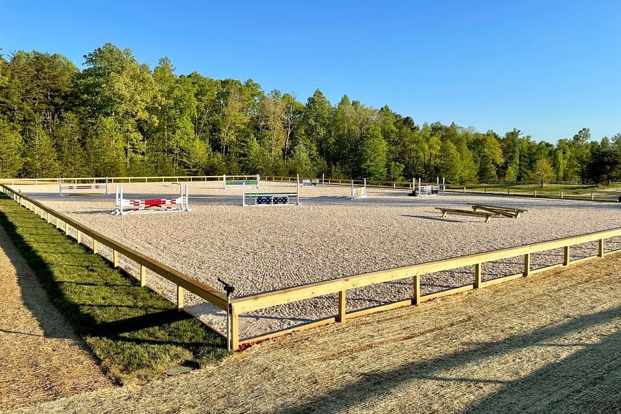 covered riding arena renovation