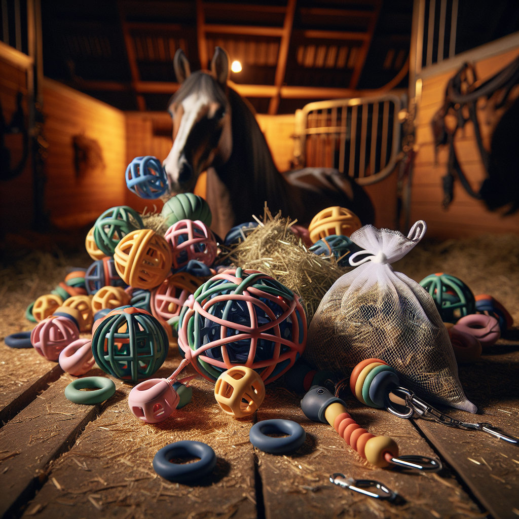 horse enrichment toys
