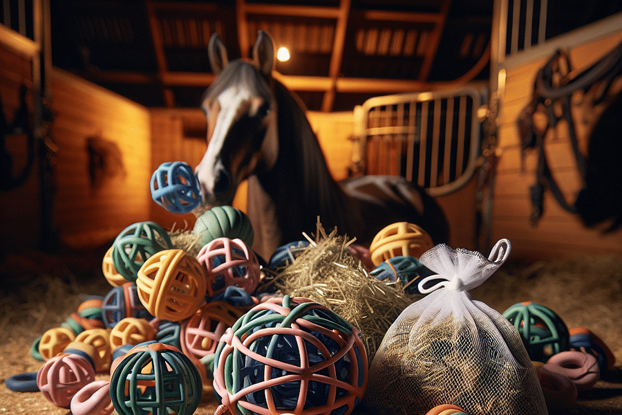horse enrichment toys