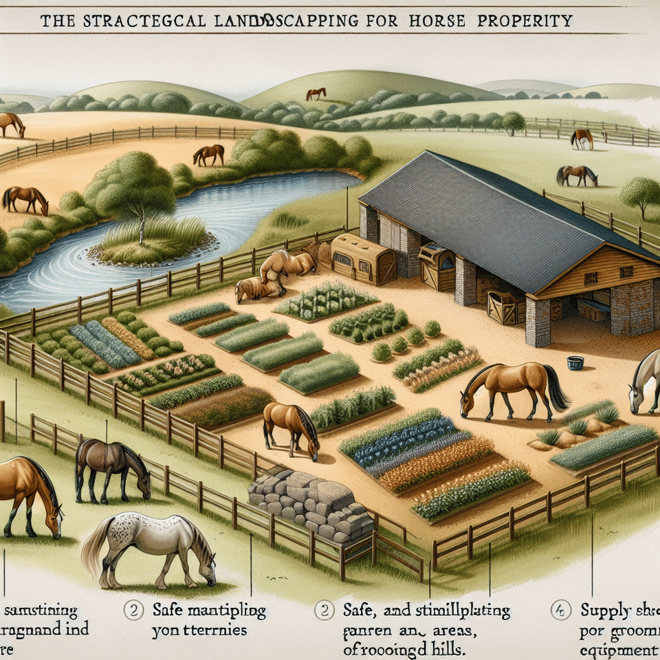 Strategic Landscaping for Horse Properties: Creating Safe and Stimulating Environments for Horses