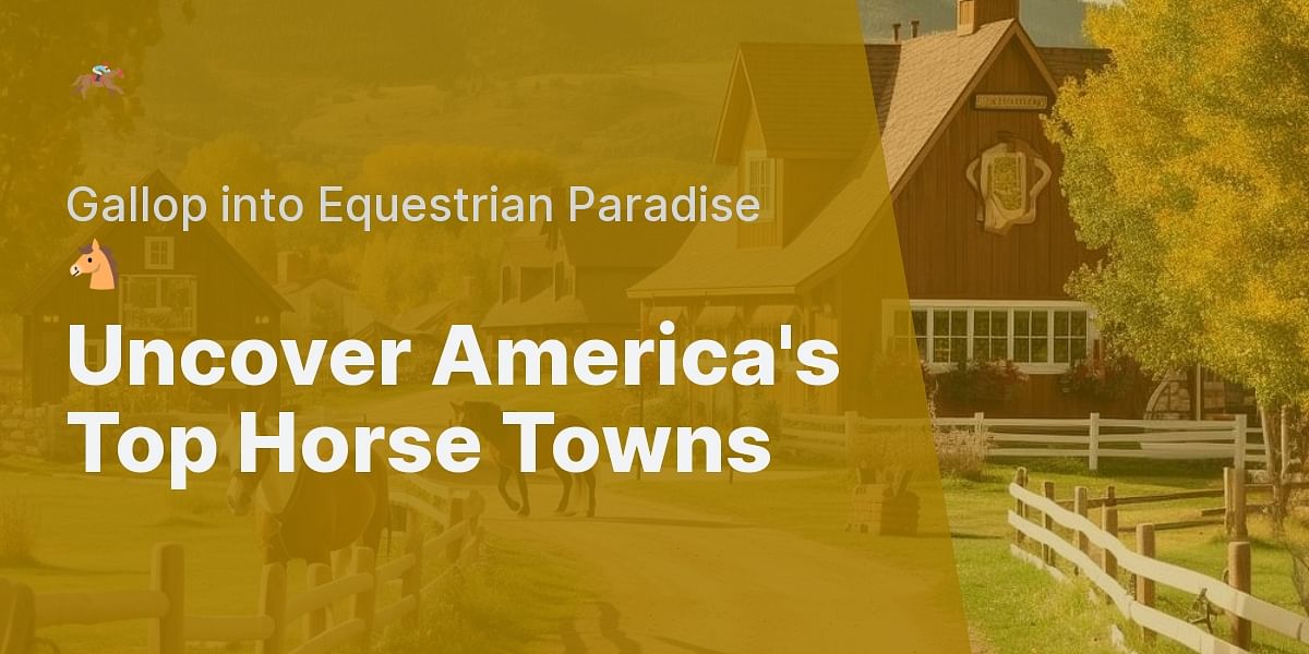 Exploring the Best Horse Towns in the USA A Comprehensive Guide for