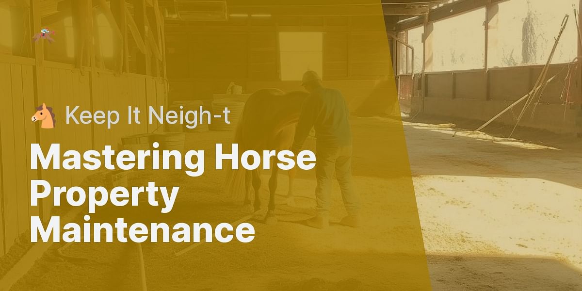 The Ultimate Guide to Horse Property Maintenance and Upkeep for New Owners
