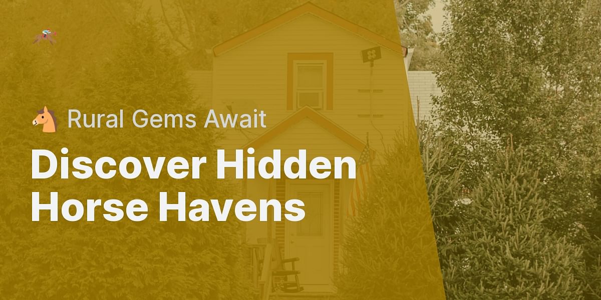 What Are Some Unique Rural Equestrian Communities in the United States?