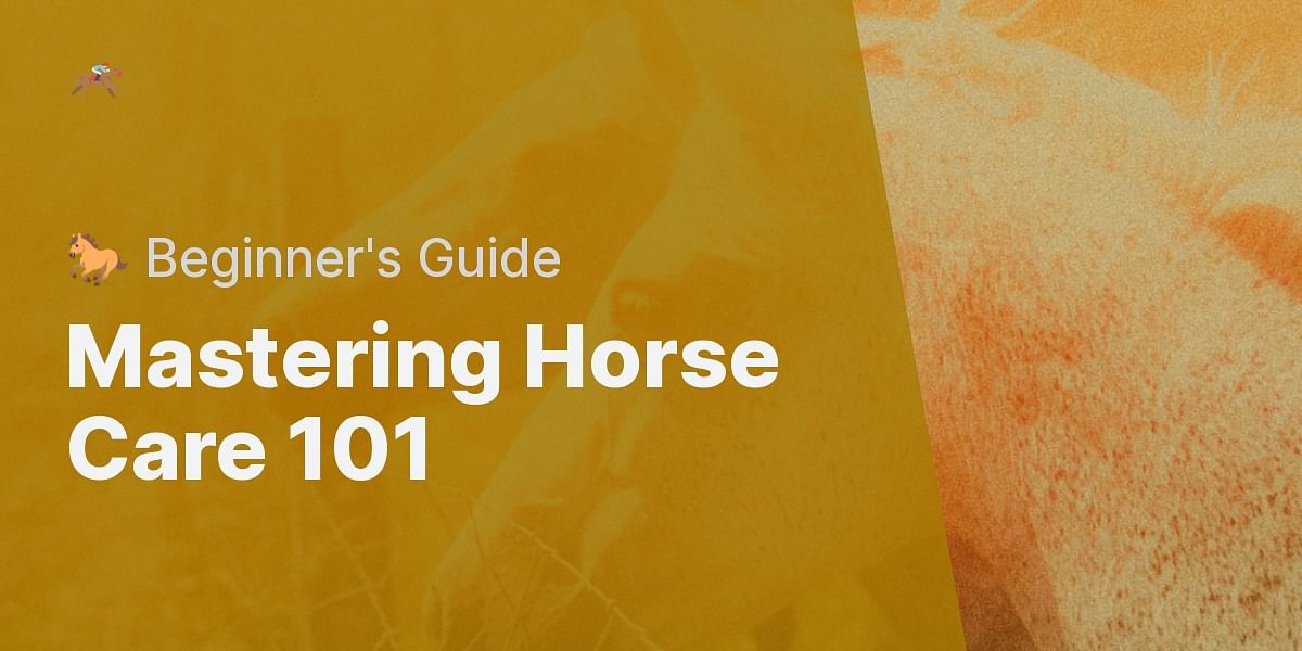 What Are the Basics of Horse Care for Beginners?